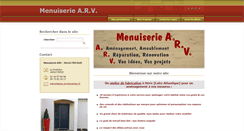 Desktop Screenshot of menuiserie-arv.fr